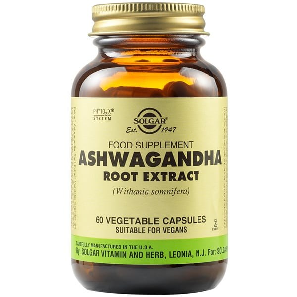 Solgar Ashwagandha Root Extract , 60 Vegetable Capsules